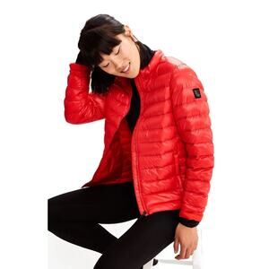 Lole Maria Quilted Jacket Flame Red Size M